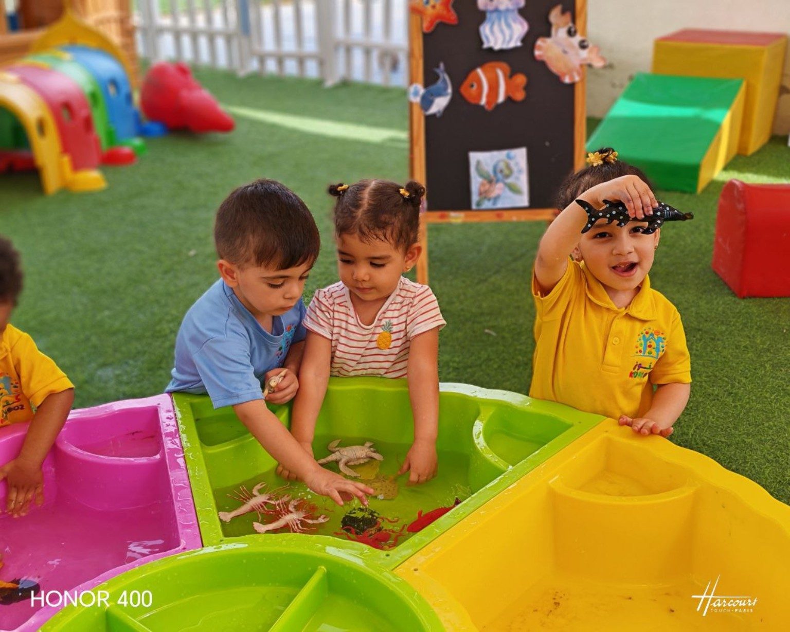 الاستكشاف بالماء والمواد